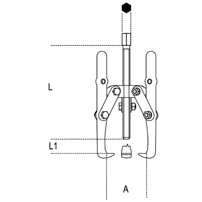 Vendita online Estrattori a tre griffe autoserranti art.1518